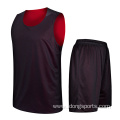 Wholesales Blank Reversible Custom Basketball Jerseys Design